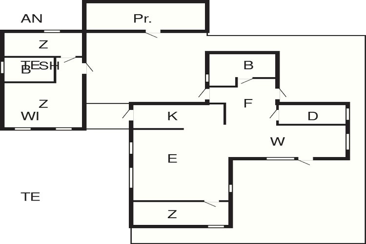 7 person holiday home in Fanø-By Traum-Floor plan