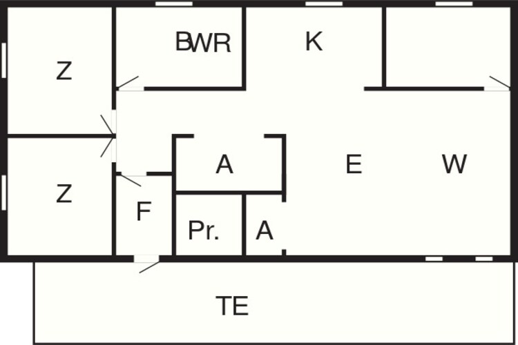 Maison de vacances pour 8 a Storvorde - Plan