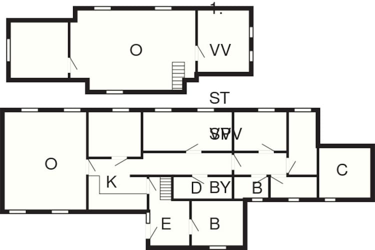 10 Personen Ferienhaus in Karby-By Traum-Grundriss