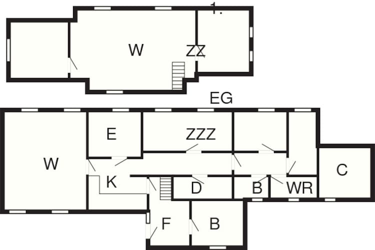 10 Personen Ferienhaus in Karby-By Traum-Grundriss
