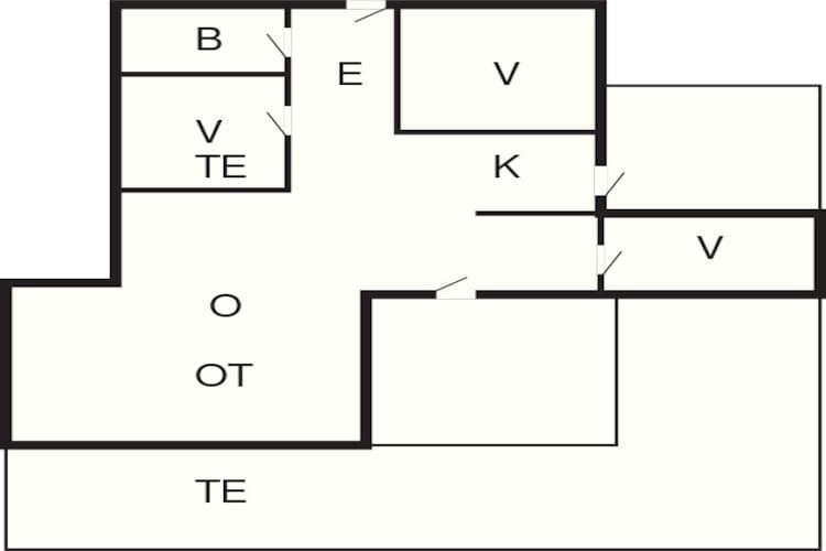 6 persoons vakantie huis in Ebeltoft-By Traum-Plattegrond