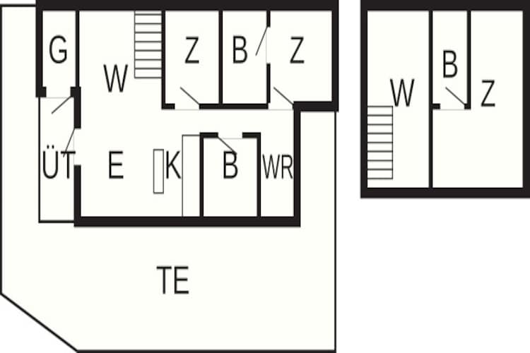 Maison de vacances pour 6 a Rømø-By Traum - Plan