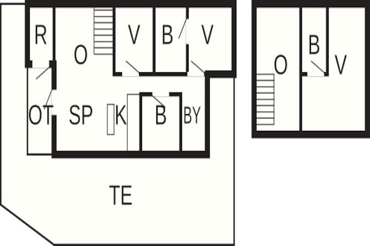 Maison de vacances pour 6 a Rømø-By Traum - Plan