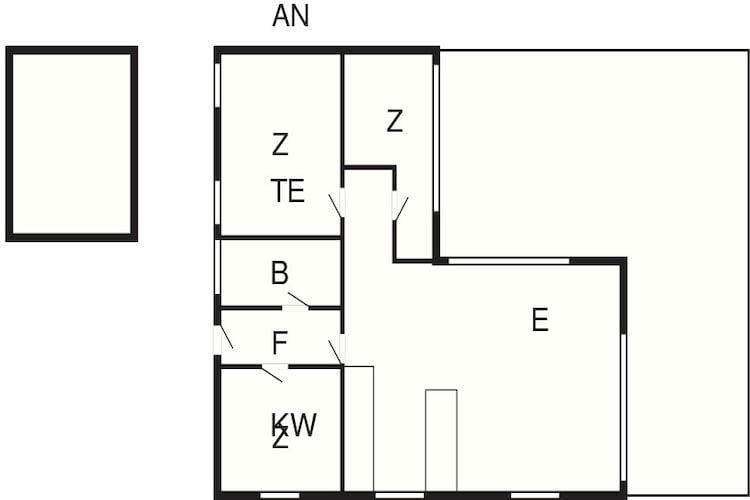 6 persoons vakantie huis in Karrebæksminde-Plattegrond