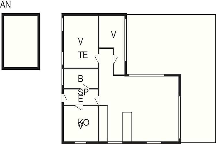 6 person holiday home in Karrebæksminde-By Traum - Floor plan