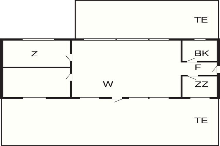 6 persoons vakantie huis in Højby-By Traum-Plattegrond