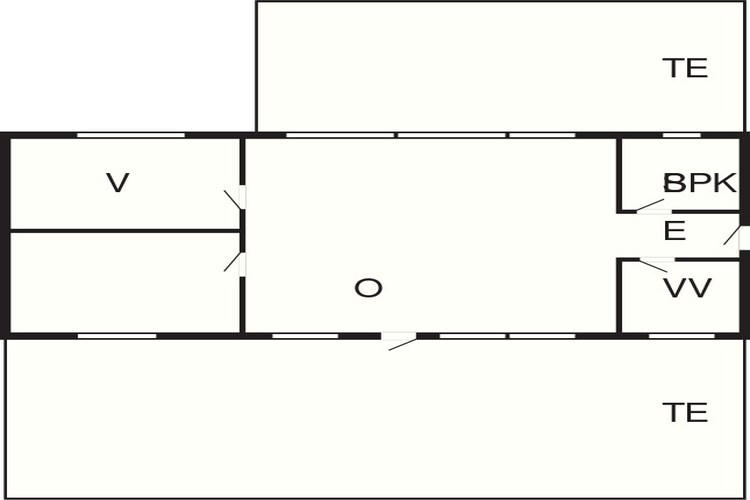 6 persoons vakantie huis in Højby-By Traum-Plattegrond