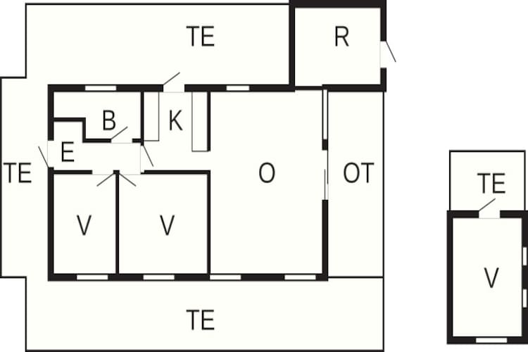 6 person holiday home in Fårevejle-By Traum - Floor plan