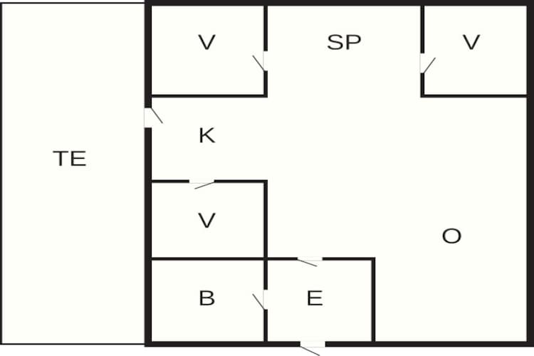 7 persoons vakantie huis in Hjørring-By Traum-Plattegrond