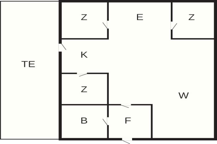 7 persoons vakantie huis in Hjørring-By Traum-Plattegrond