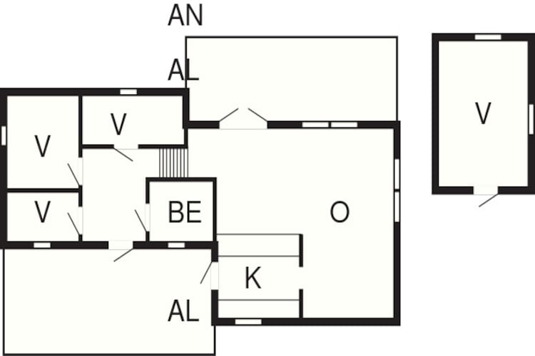 Maison de vacances pour 6 a Bovallstrand-By Traum-Plan d'étage