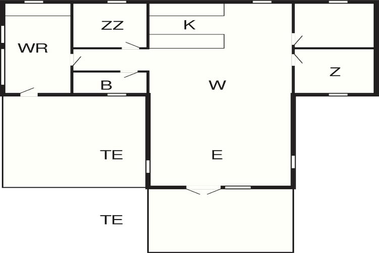 6 persoons vakantie huis in Højslev-By Traum-Plattegrond
