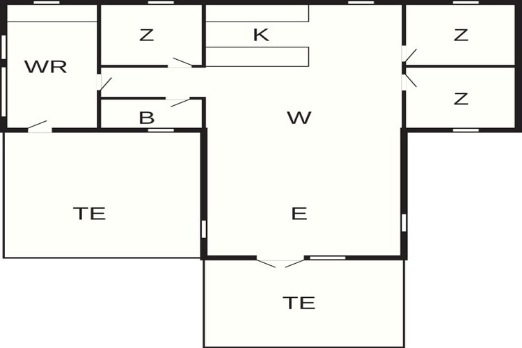 6 persoons vakantie huis in Højslev-By Traum-Plattegrond