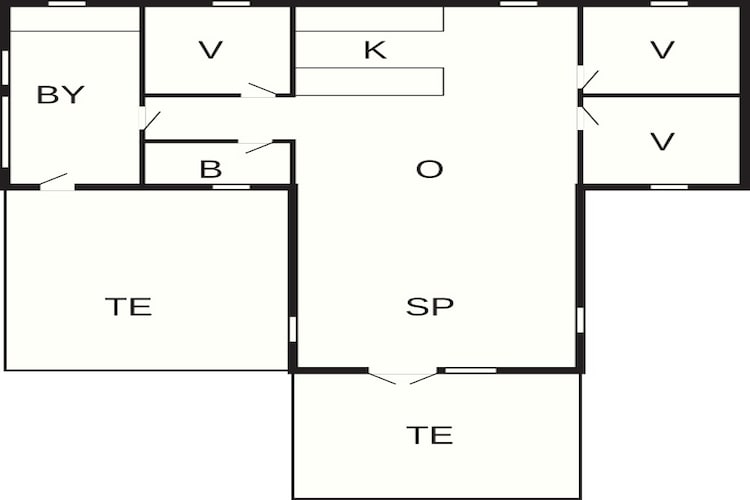 6 persoons vakantie huis in Højslev-By Traum - Plattegrond