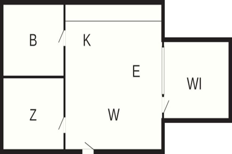 Maison de vacances pour 4 a Skærbæk-By Traum - Plan
