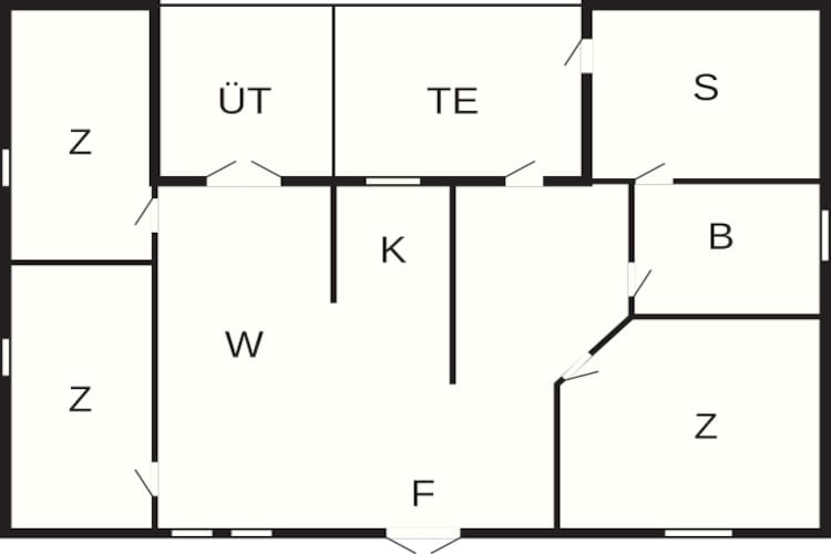 6 persoons vakantie huis in Vejby-By Traum - Plattegrond