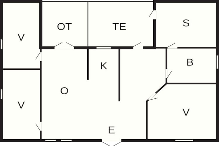 6 persoons vakantie huis in Vejby-By Traum - Plattegrond