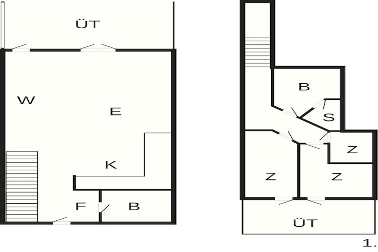 4 Personen Ferienhaus in Ringkøbing-By Traum - Grundriss
