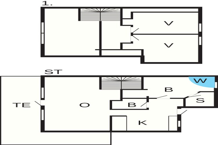 4 persoons vakantie huis in Ringkøbing-By Traum - Plattegrond