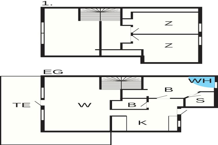 4 persoons vakantie huis in Ringkøbing-By Traum - Plattegrond