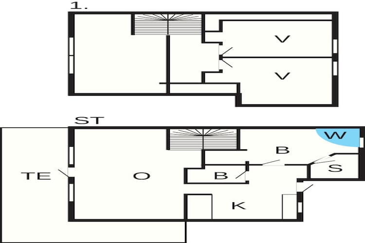 4 persoons vakantie huis in Ringkøbing-By Traum - Plattegrond