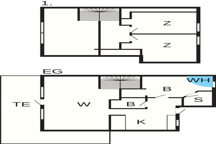 4 persoons vakantie huis in Ringkøbing-By Traum - Plattegrond