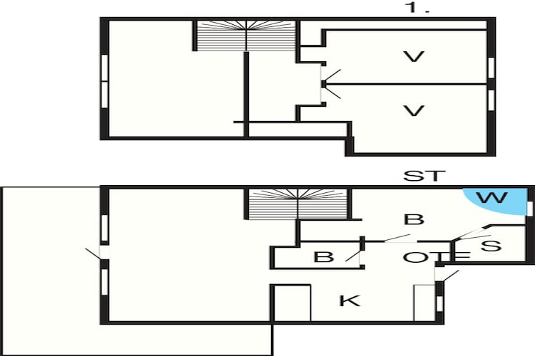 4 persoons vakantie huis in Ringkøbing-By Traum - Plattegrond