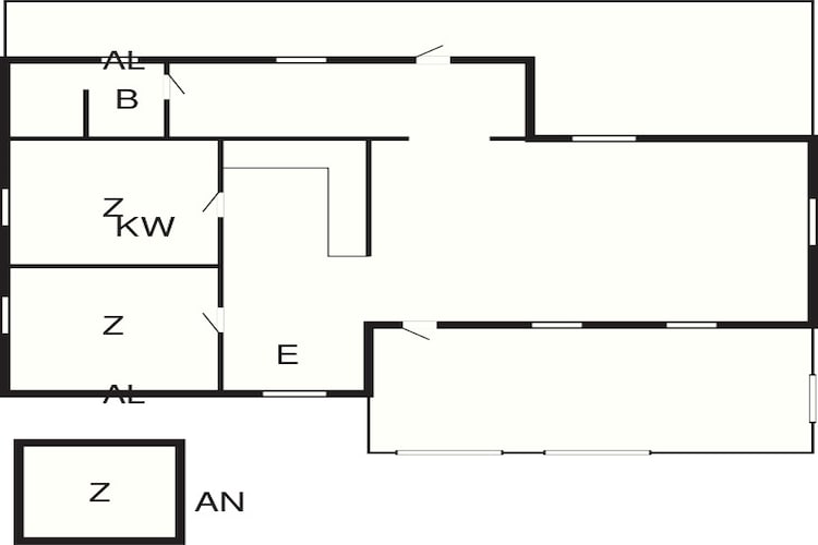 6 Personen Ferienhaus in HOLSLJUNGA-By Traum-Grundriss