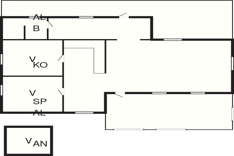 6 Personen Ferienhaus in HOLSLJUNGA-By Traum-Grundriss