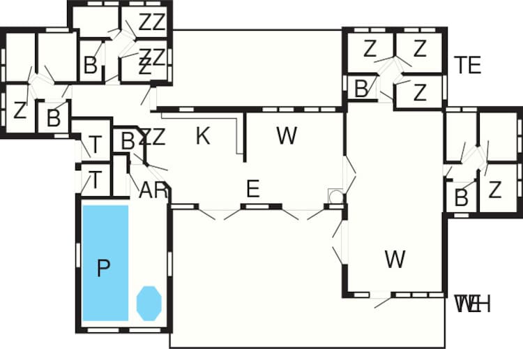 30 person holiday home in Sydals-Floor plan