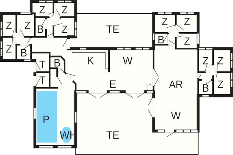 Luxe retraite in Mommark -- By Traum Ferienwohnungen-Plattegrond