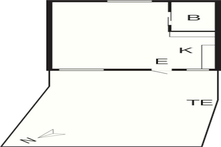 2 Personen Ferienhaus in HANINGE-By Traum-Grundriss