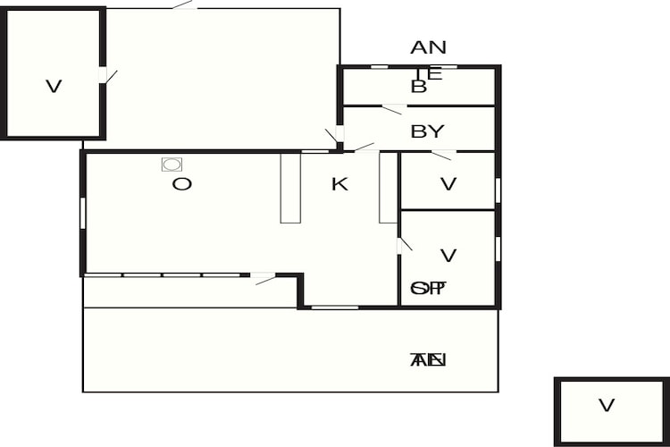 6 person holiday home in Mern-By Traum-Floor plan