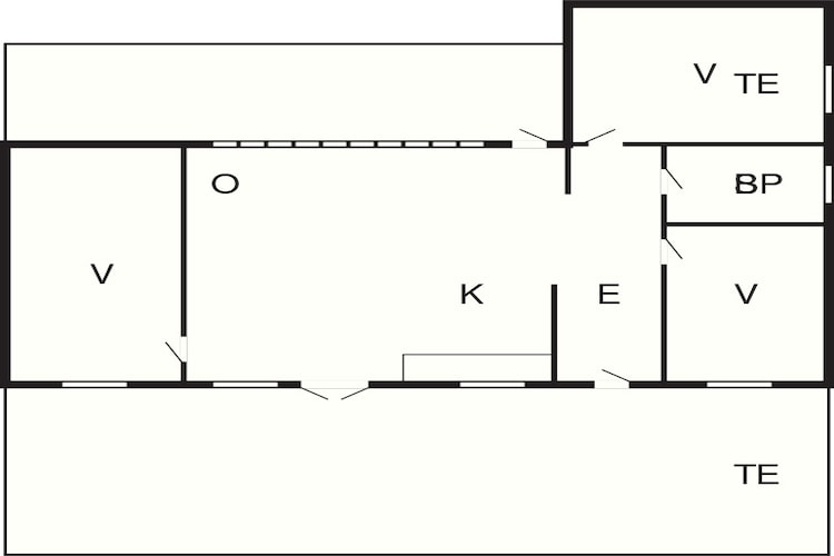Ferienhaus für 6 Personen in Jægerspris - Grundriss