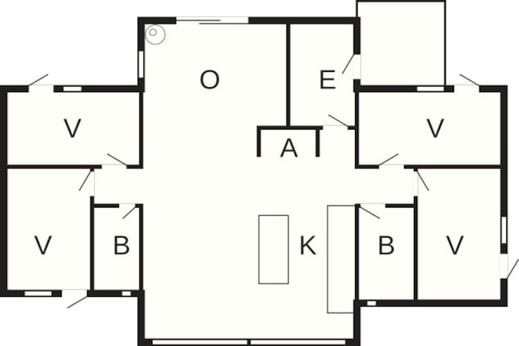Maison de vacances pour 8 a Hjørring-By Traum - Plan