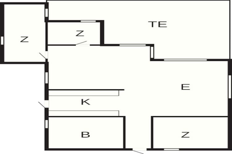 6 person holiday home in Lemvig-By Traum - Floor plan