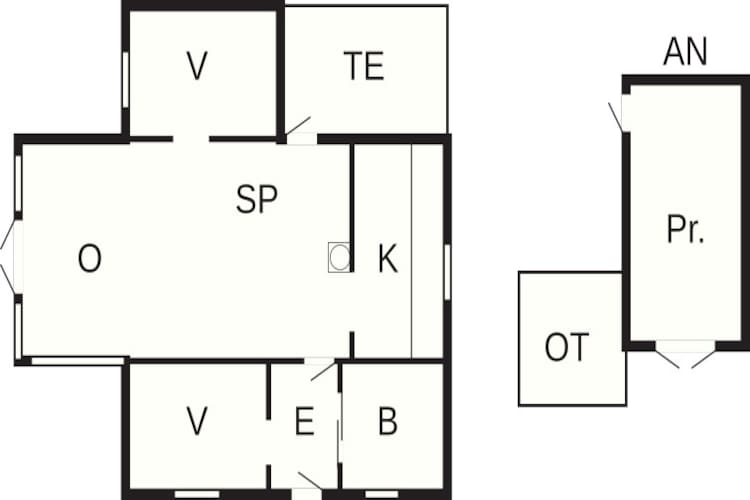 4 Personen Ferienhaus in Frederiksværk-By Traum - Grundriss