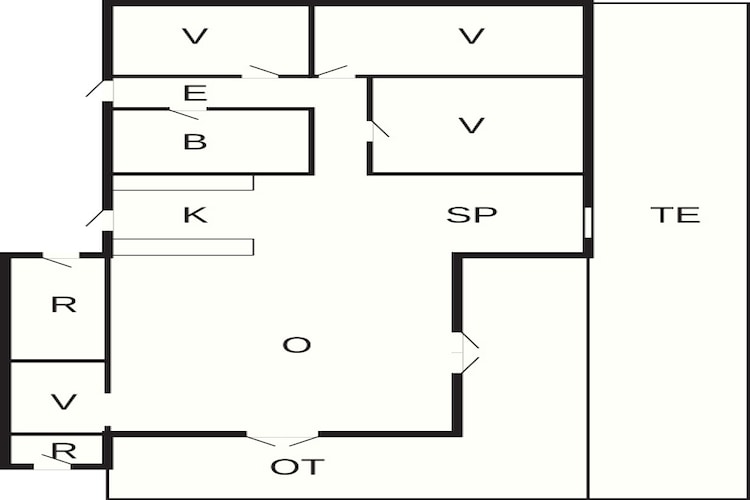 8 persoons vakantie huis in Ebeltoft-By Traum - Plattegrond