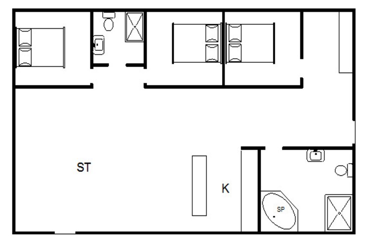 6 persoons vakantie huis in Hemmet-By Traum-Plattegrond