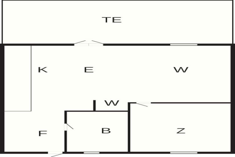 2 persoons vakantie huis in Skagen-By Traum-Plattegrond