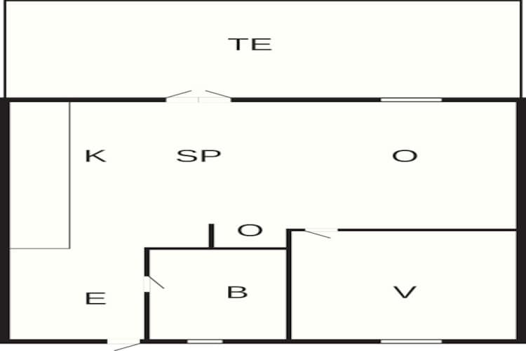 2 persoons vakantie huis in Skagen-By Traum-Plattegrond