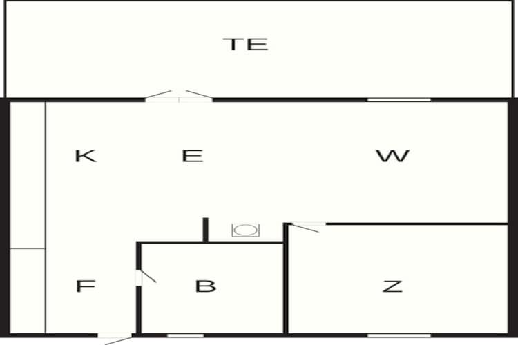 2 persoons vakantie huis in Skagen-By Traum-Plattegrond