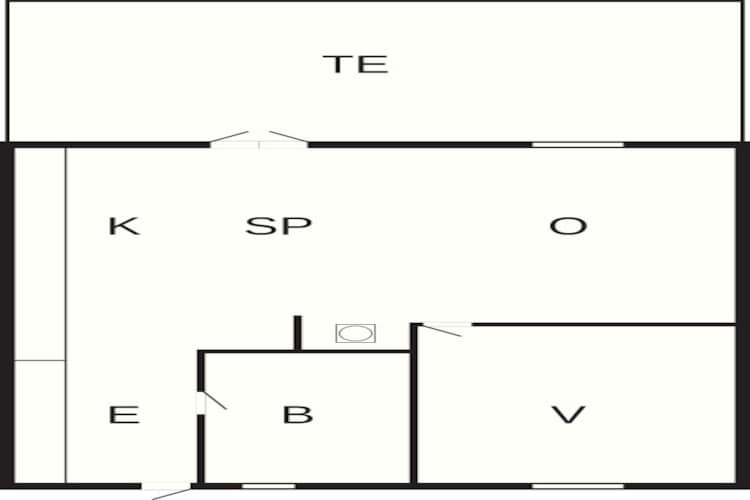 2 persoons vakantie huis in Skagen-By Traum-Plattegrond