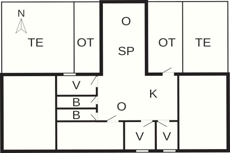 Panoramisch toevluchtsoord in Svaneke -- By Traum Ferienwohnungen-Plattegrond