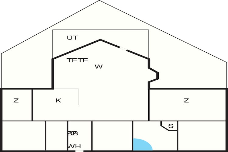 10 person holiday home in Hemmet - Floor plan
