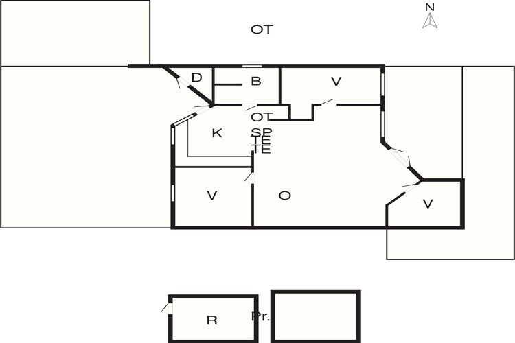 6 persoons vakantie huis in Børkop-By Traum-Plattegrond