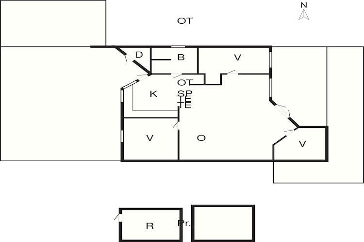 6 persoons vakantie huis in Børkop-By Traum - Plattegrond