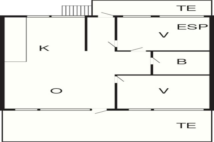 5 person holiday home in Aabenraa-By Traum - Floor plan