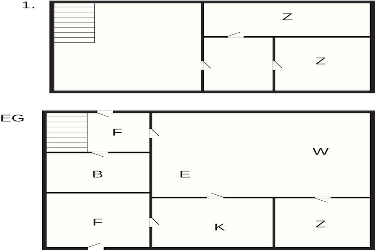 6 persoons vakantie huis in Løkken-By Traum - Plattegrond