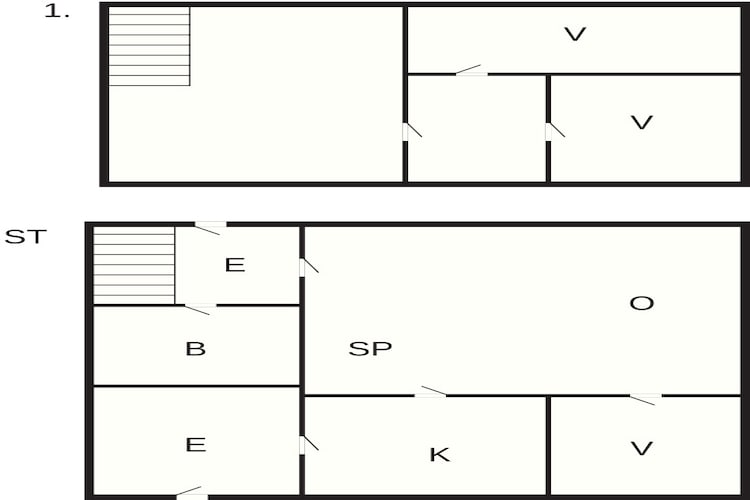 6 persoons vakantie huis in Løkken-By Traum - Plattegrond